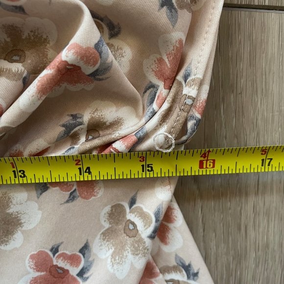 𝅺VINTAGE | 90s Floral Flutter Sleeve Dress - Picture 10 of 12